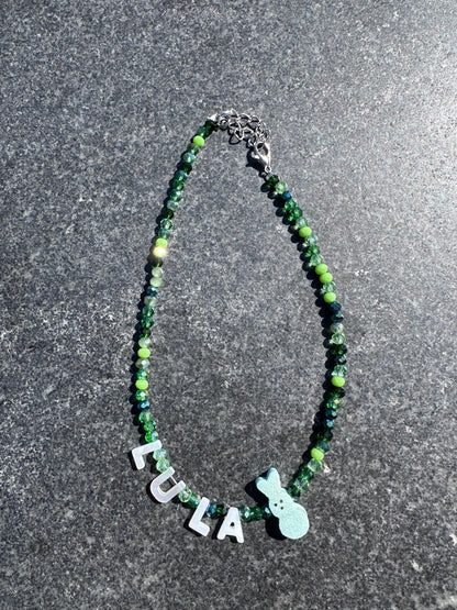 Peep Gemstone Choker
