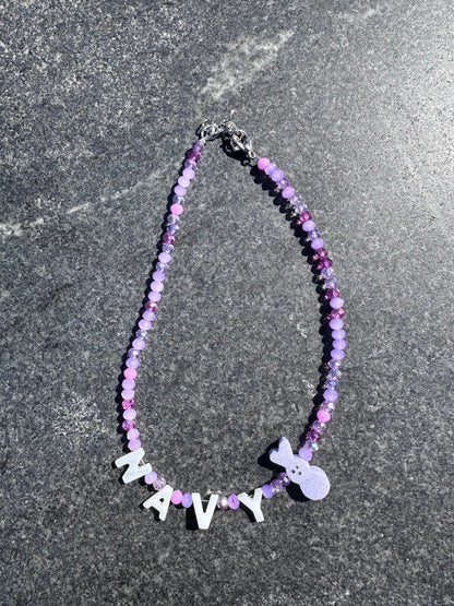Peep Gemstone Choker